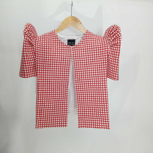 5012-RDW HOUNDSTOOTH BOLERO TERNO - image