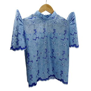 5006-BL STAND COLLAR TERNO TOP - image