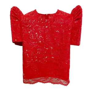 5018-SEQUINS ROUNDNECK TERNO TOP - image