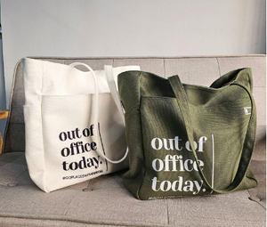 Out of office Canvas tote - image