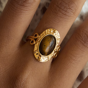 Bonnie Tiger Vintage Ring - image