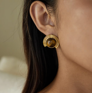 Bonnie Tiger Vintage Earring - image