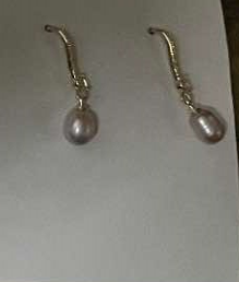 Water Pearl Earrings - image