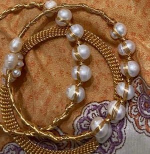 Kizza White Pearl Bracelet - image