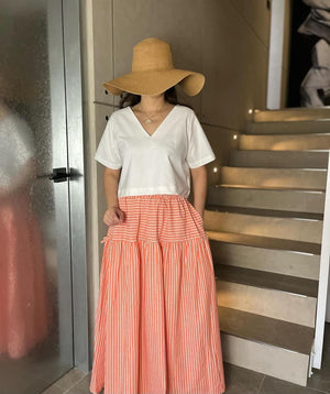 SOLEIL top and skirt - image