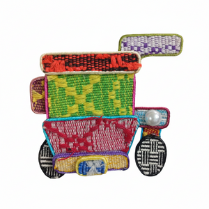 Tricycle Brooch - image