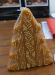 Christmas Tree Candle (Tea Garden Scent) - image