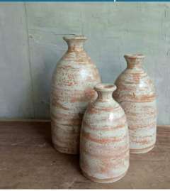 Terracota Tulip Jars - image