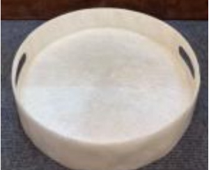 Simple Capiz Round Tray - image