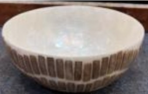 Tetra Textured Capiz Bowl - image