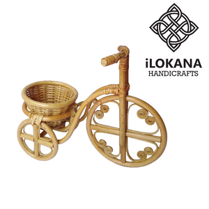 Multipurpose Rattan Bike Basket - image