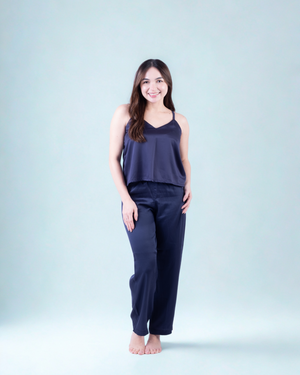 100% Organic Bamboo Lyocell Sleepwear Set for Women – Camisole & Pants