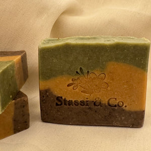 Trio Bar: Green earth bar, Yellow Citrus & Coffee Ginger - image