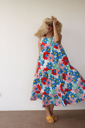 TAMMY BOHO DRESS IN FUN FLORAL - image