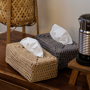 Interfolded Tissue Box Cover - image