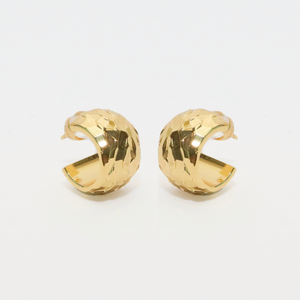 Amanda hoop 18k gold plating - image