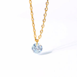 Float Diamond Necklace - image