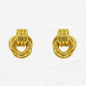 Hugo Twist Gold Stud - image