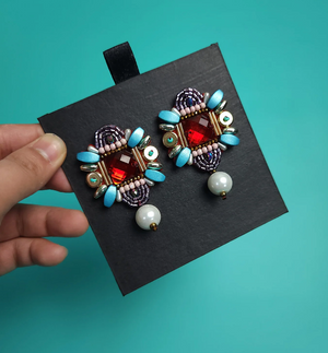 Chienna Pearl Studs - image