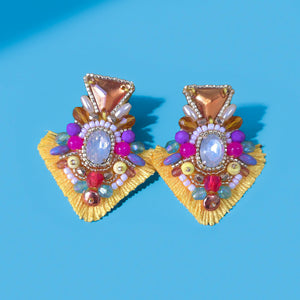 NYLA FRINGE EARRINGS - image