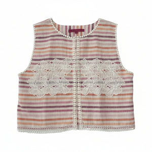Alice Top in Periwinkle Stripes - image