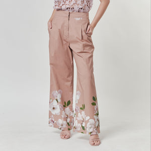 Hansel Pants in Beige Floral - image