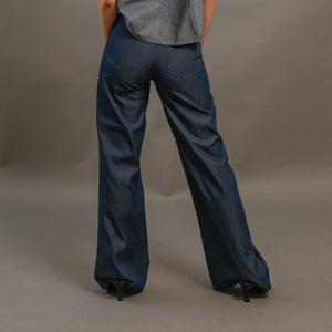 POCKET WIDE-LEG PANTS - image