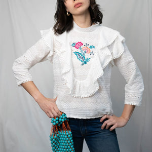 JEAN Eyelet Top - image
