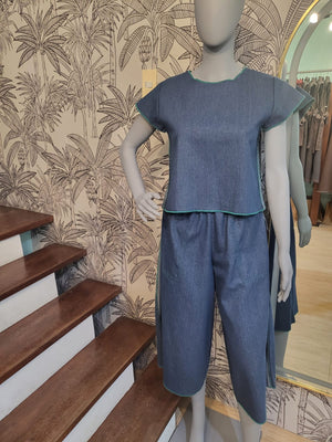 LEO PANTS GREEN MERROW - image