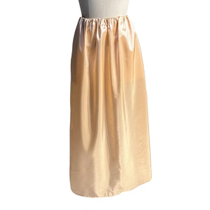 Full Elastic Shirred Waist in Lightweight Taffeta Champagne - image