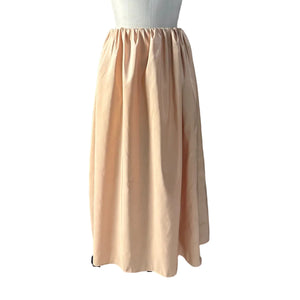 Full Elastic Shirred Waist in Taffeta Champagne - image