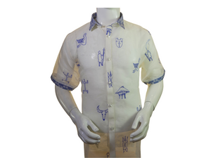 SHORT SLEEVES BARONG - image