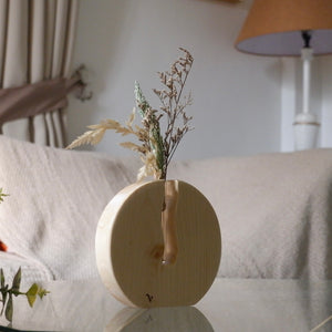 Cielo Wooden Vase - image