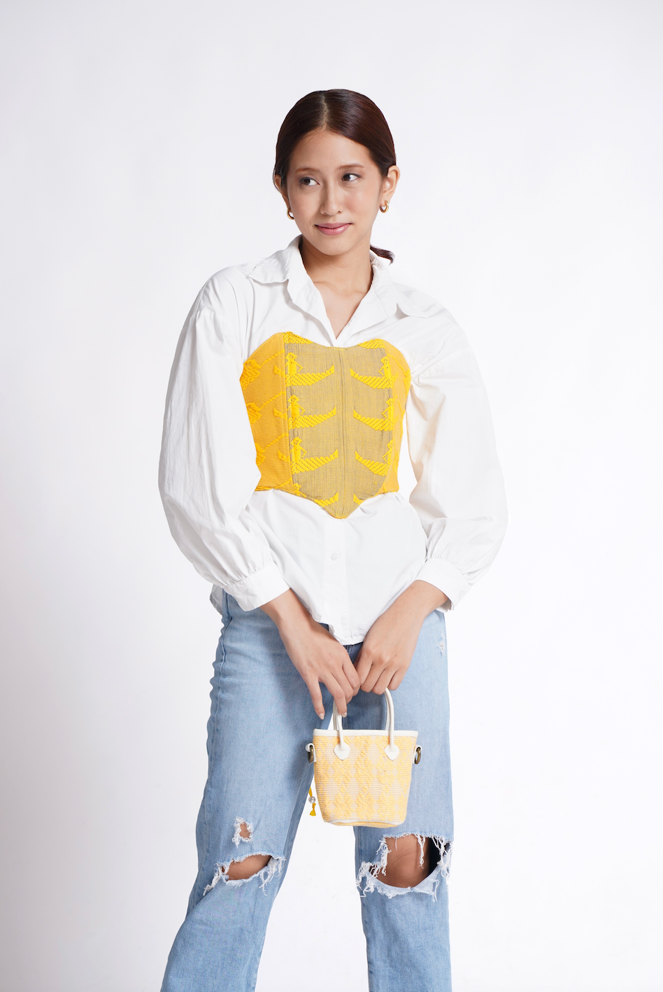 Yellow Inabel Inabel Corset β Frankie and Friends General Store