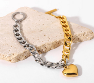 Brooke Dual Toned Bracelet - image