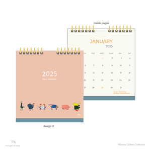 Whimsy Critters 2025 Desk Calendar - image