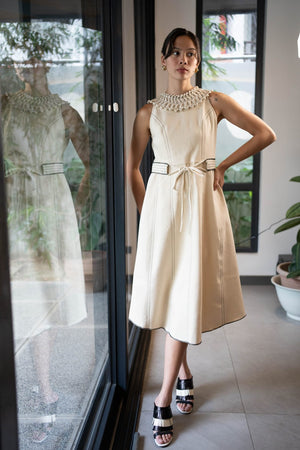 LULU Cream Dress - image