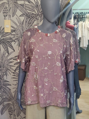 EVER EMBROIDERED TOP - image