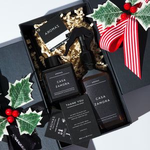 Reed Diffuser + Room Spray + Vent Diffuser Gift Set in hard box - image