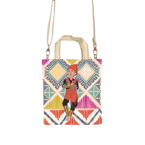 Paper Leather Mini Tote YAKAN GIRL - image