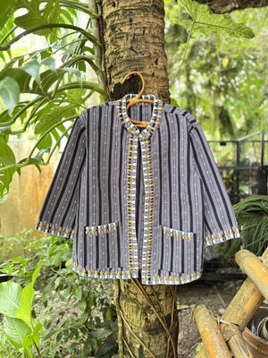 Chinese Collar Jacket by Hanunuo Mangyan Tribe - image