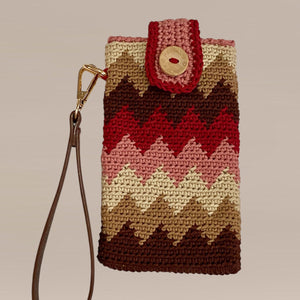 Crocheted Mobile Pouch (S-M) - image