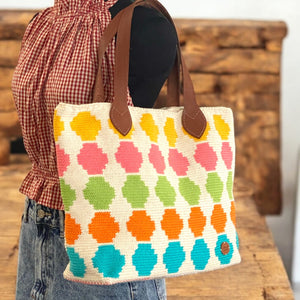 Crocheted XL Tote Bag - image