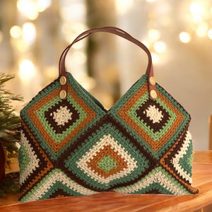 Granny Square Tote Bag - image