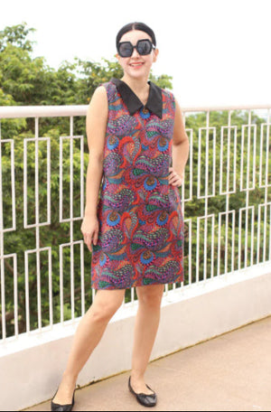 Zedra Dress in Happy Print - image