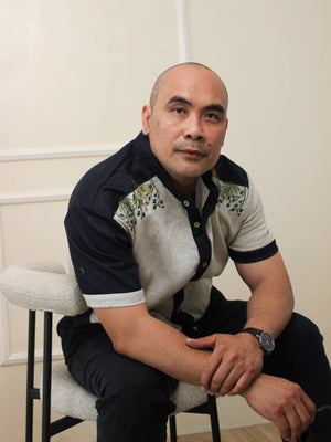 Banahaw Linen Denim Polo - image