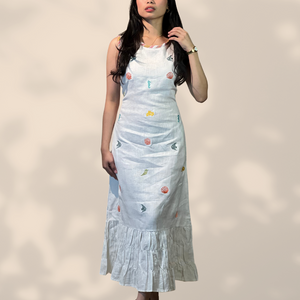 Aquatic Embroidery Dress