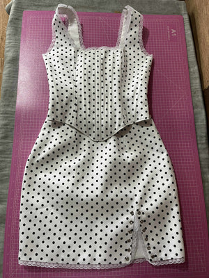 Polka Noir Corset & Skirt - image