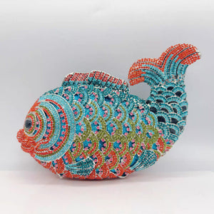 Nida Crystal Clutch Bag - image