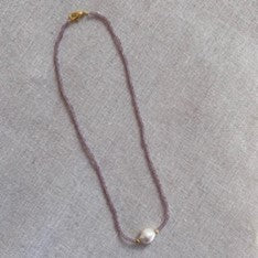 Beach Freshwater Pearl Necklace - image